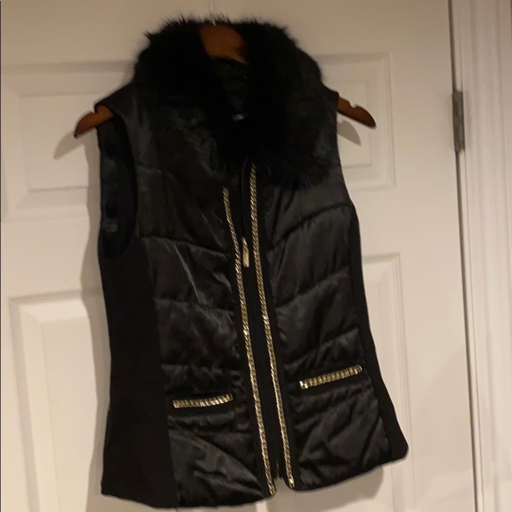 Chic black vest by white/black market